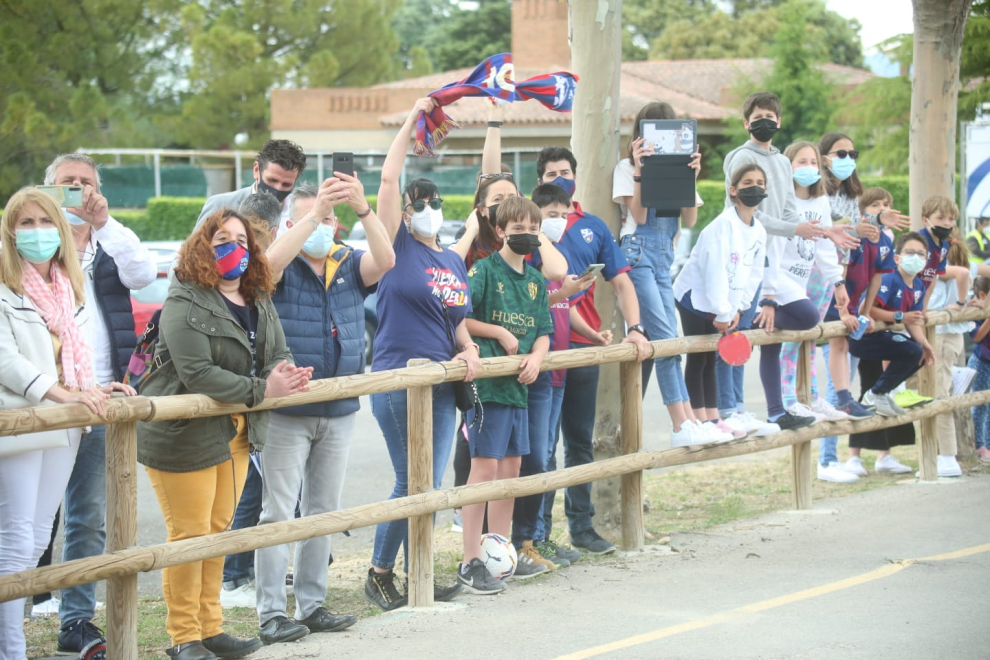 La hinchada azulgrana deja escuchar su rugido