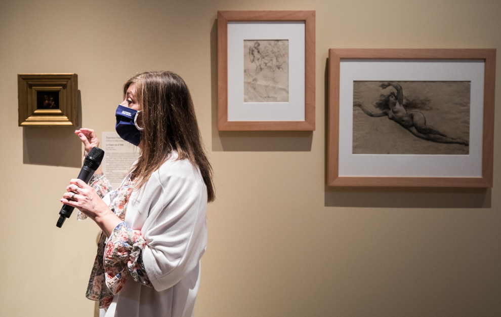 Inauguración de la exposición sobre la vida y el arte del pintor aragonés Francisco Pradilla