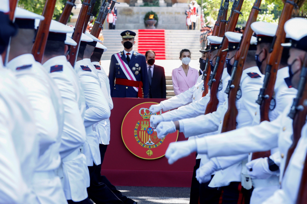El rey participa en la celebración del Día de las Fuerzas Armadas