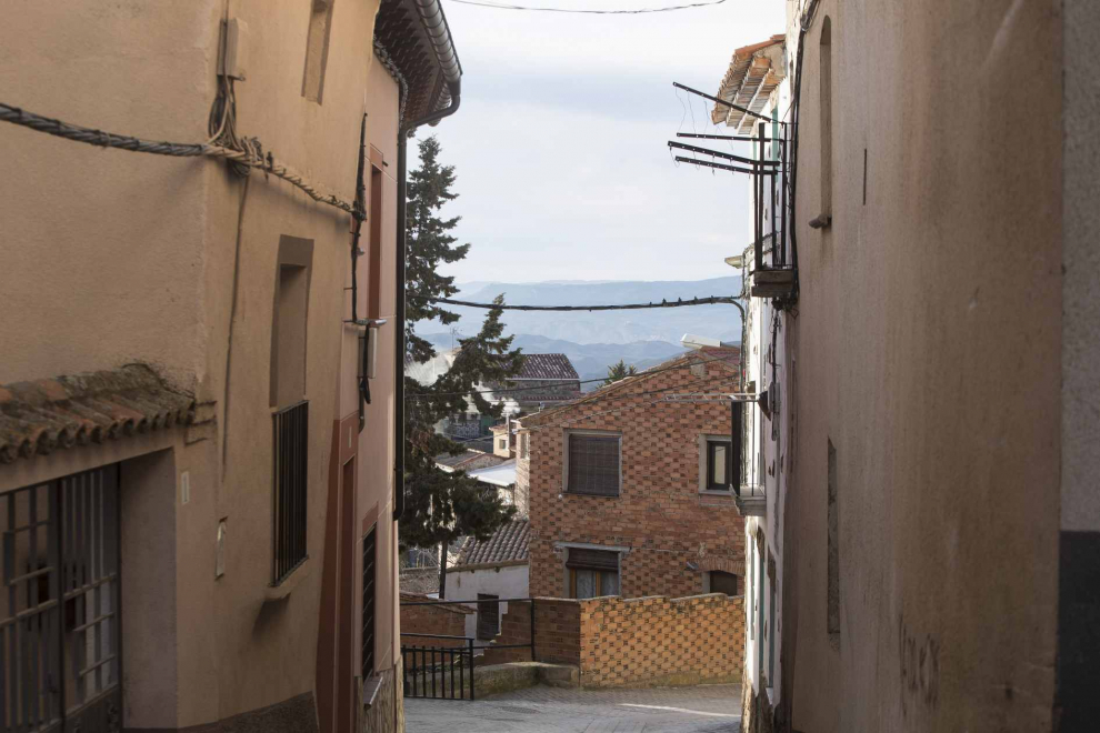 Vista de la localidad de Sediles (Zaragoza)