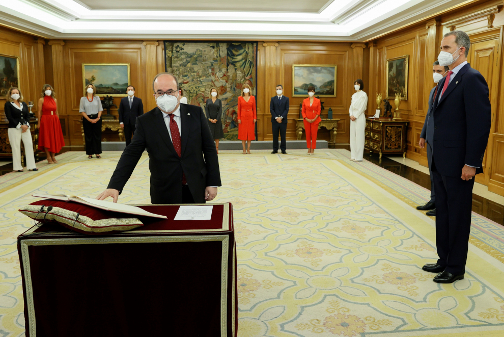 Toma de posesión de los nuevos ministros del Gobierno