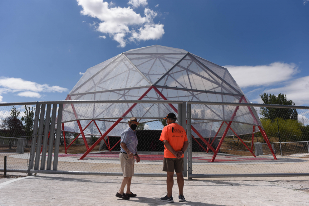 Así es la Cúpula Geodésica del Parque de la Granja