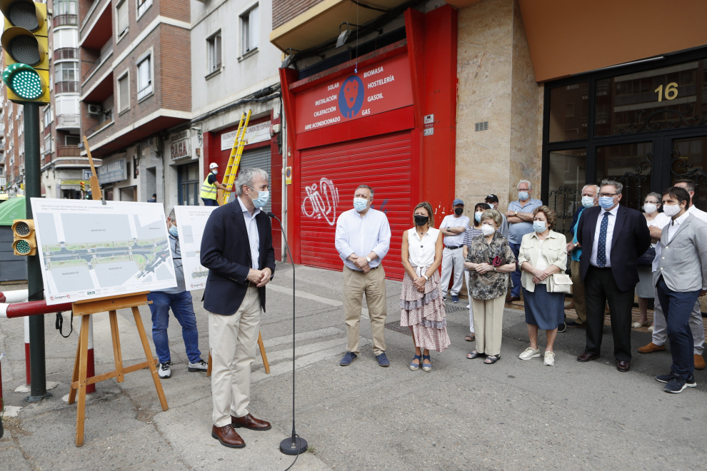 Presentación del proyecto de reforma del primer tramo de la avenida de Navarra.
