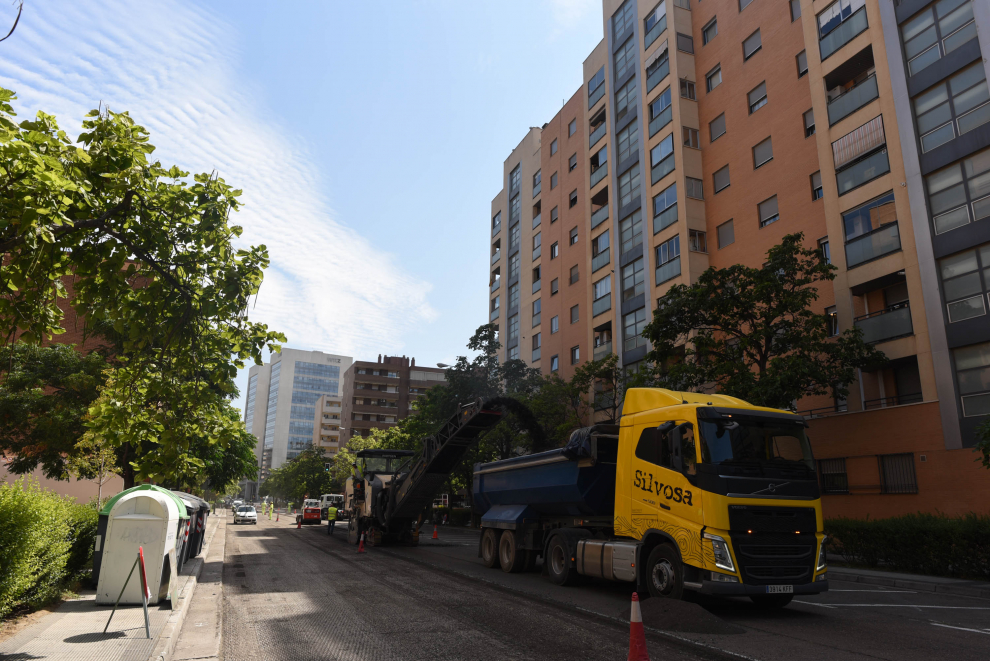 Arranca la operación asfalto en Zaragoza