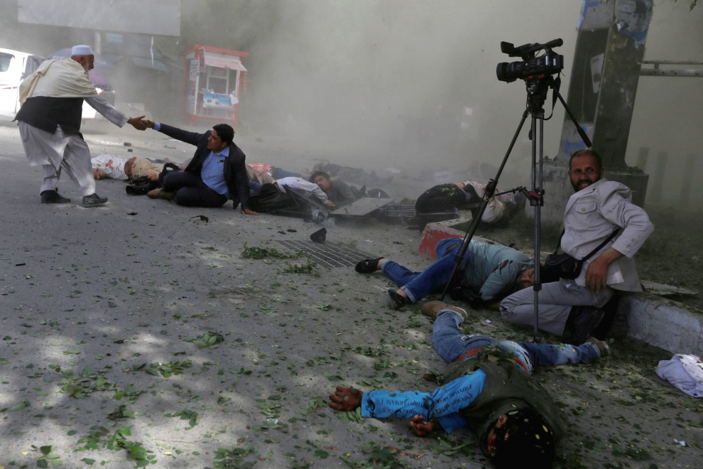 Año 2018. Un sangriento atentado en Kabul.