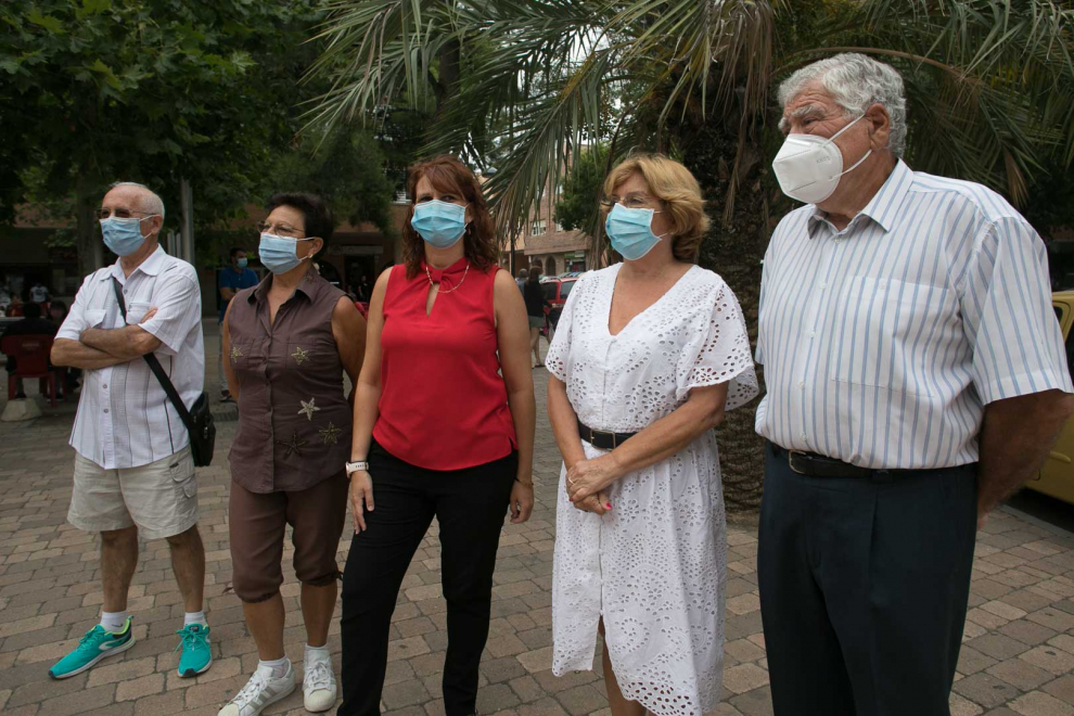 Visita de María Victoria Broto al IASS de Valdefierro