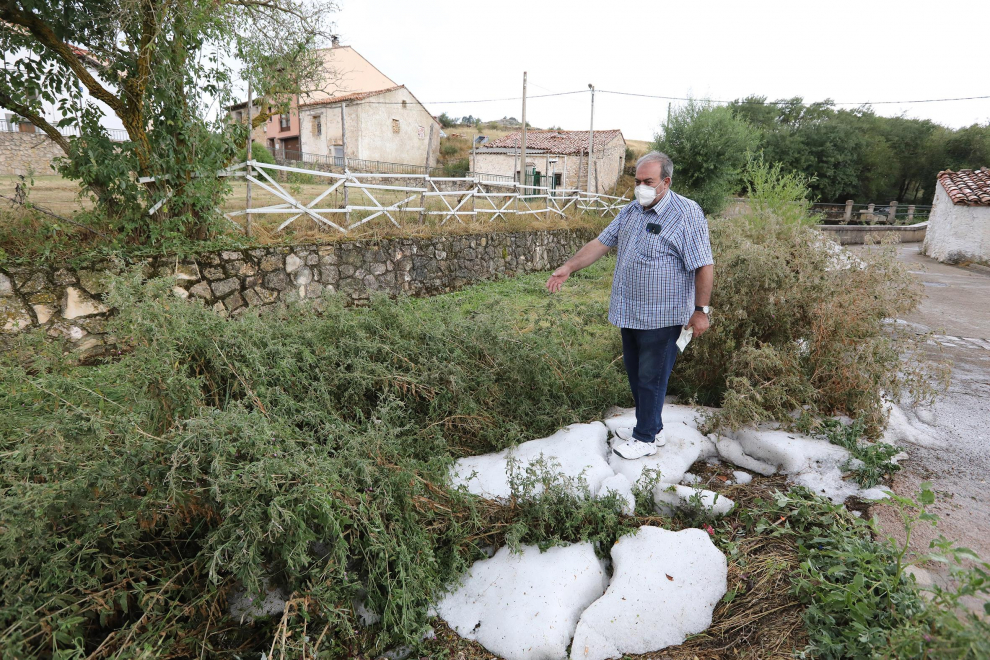 Villar del Cobo, Guadalaviar y Griegos, dañadas por el temporal