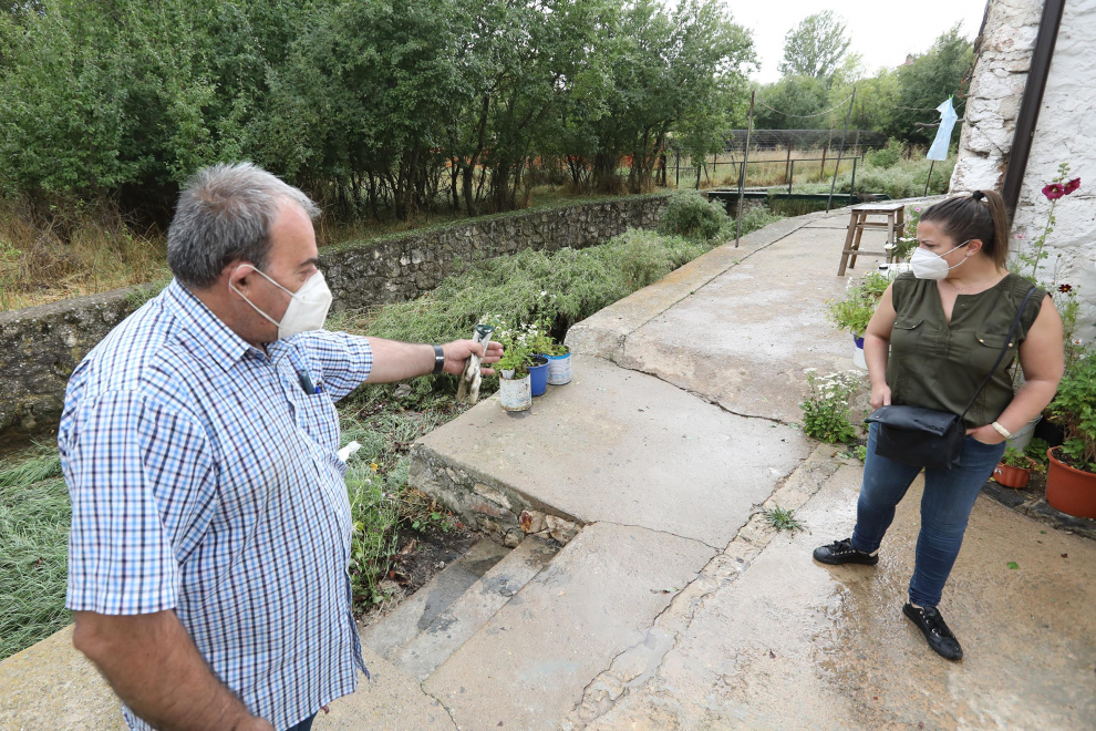 Villar del Cobo, Guadalaviar y Griegos, dañadas por el temporal