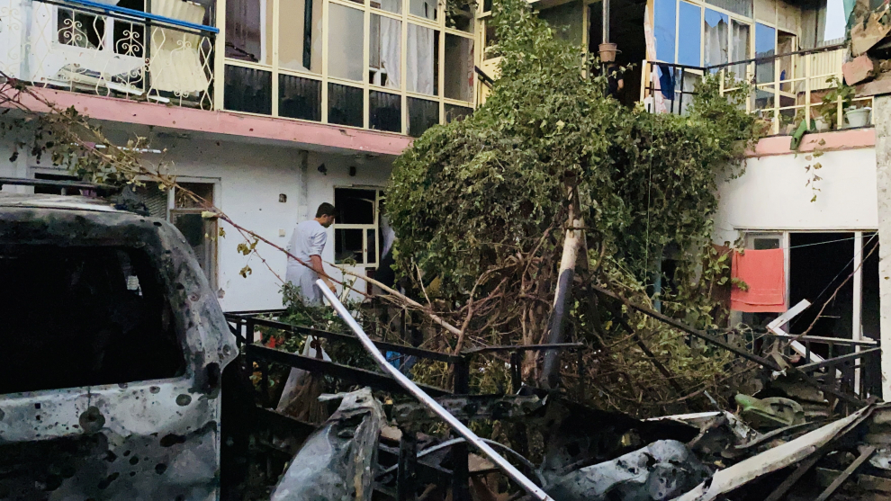Explosión en Kabul.