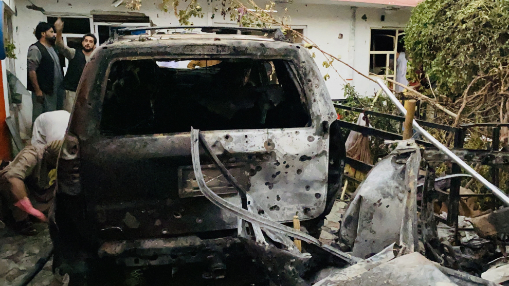 Explosión en Kabul.