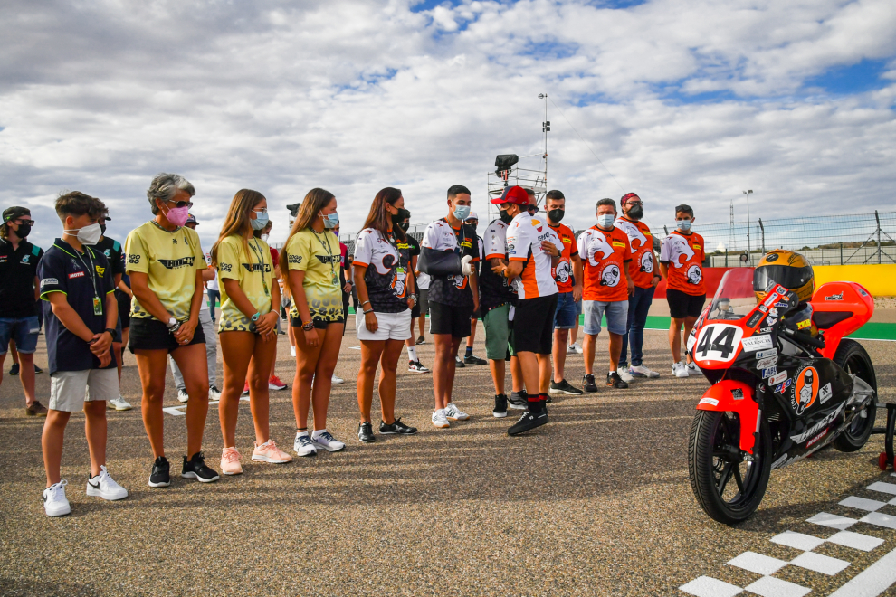 Presentación del Gran Premio Tissot de Aragón en Motorland: homenaje a Hugo Millán