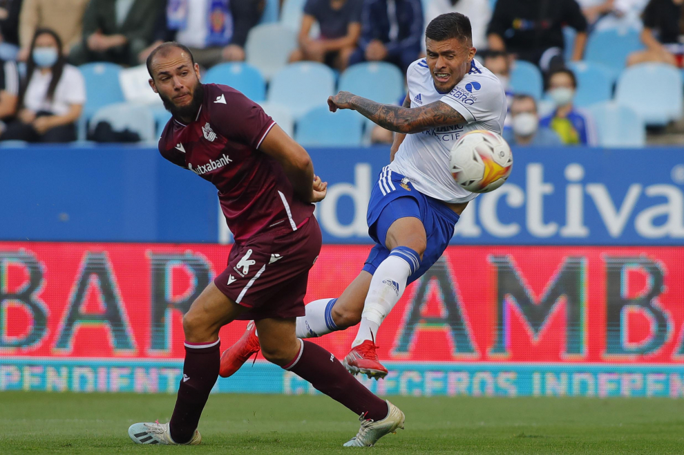 Partido entre el Real Zaragoza y el filial de la Real Sociedad