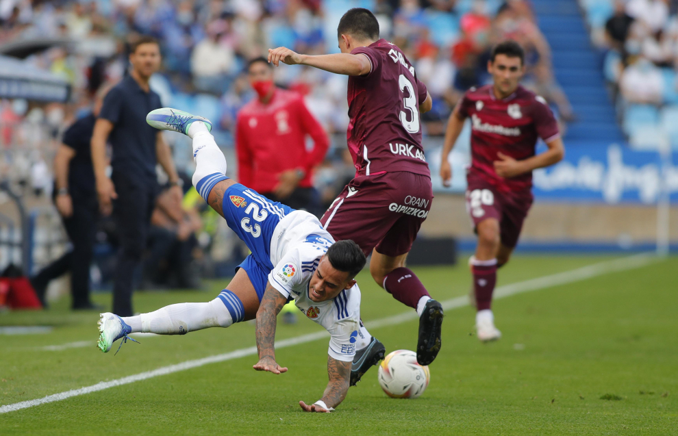 Partido entre el Real Zaragoza y el filial de la Real Sociedad