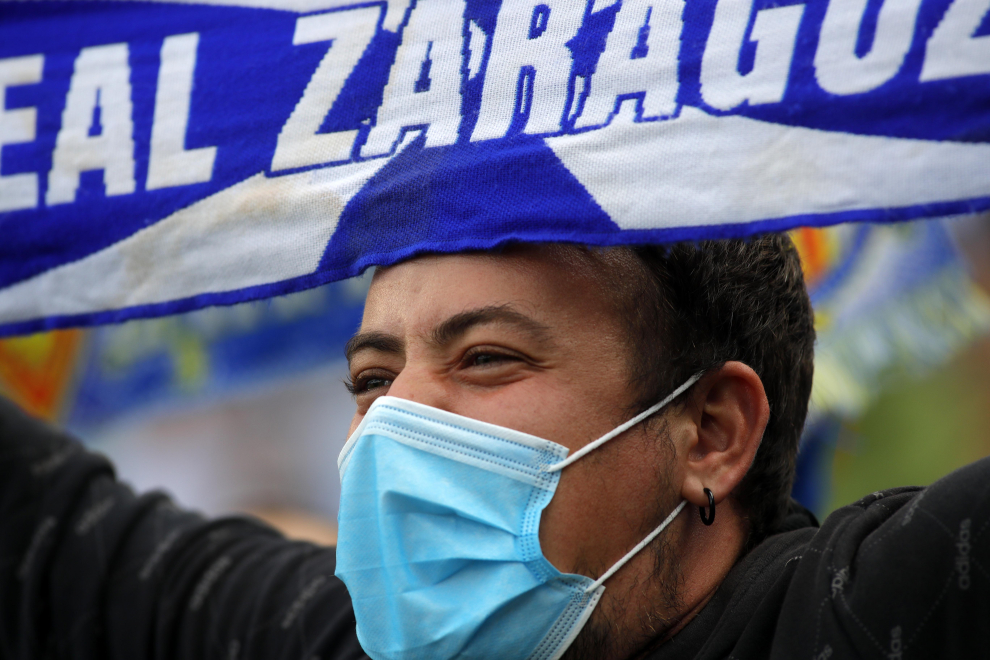 Partido Real Zaragoza-Real Sociedad B, en imágenes