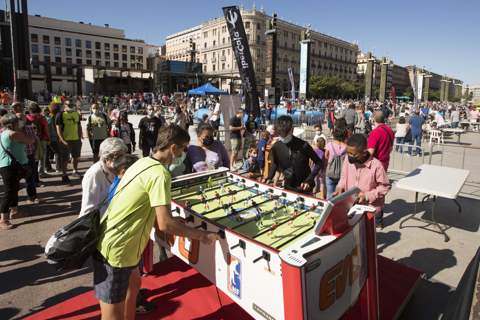 Día del Deporte en la Calle en la plaza del Pilar