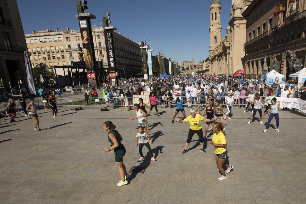 Día del Deporte en la Calle en la plaza del Pilar