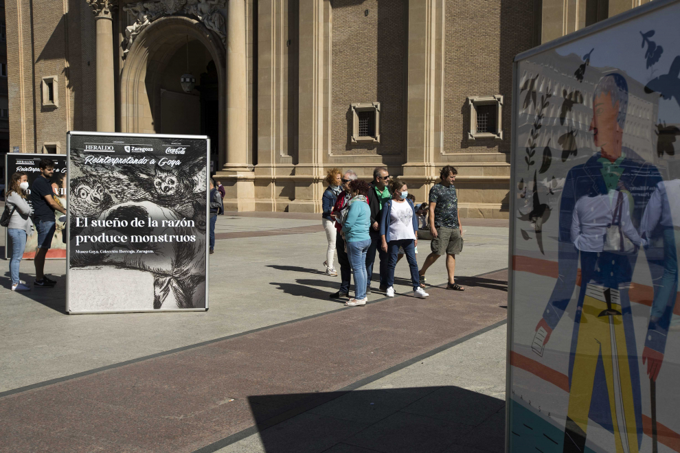 Los zaragozanos conocen las reinterpretaciones de la obra de Goya