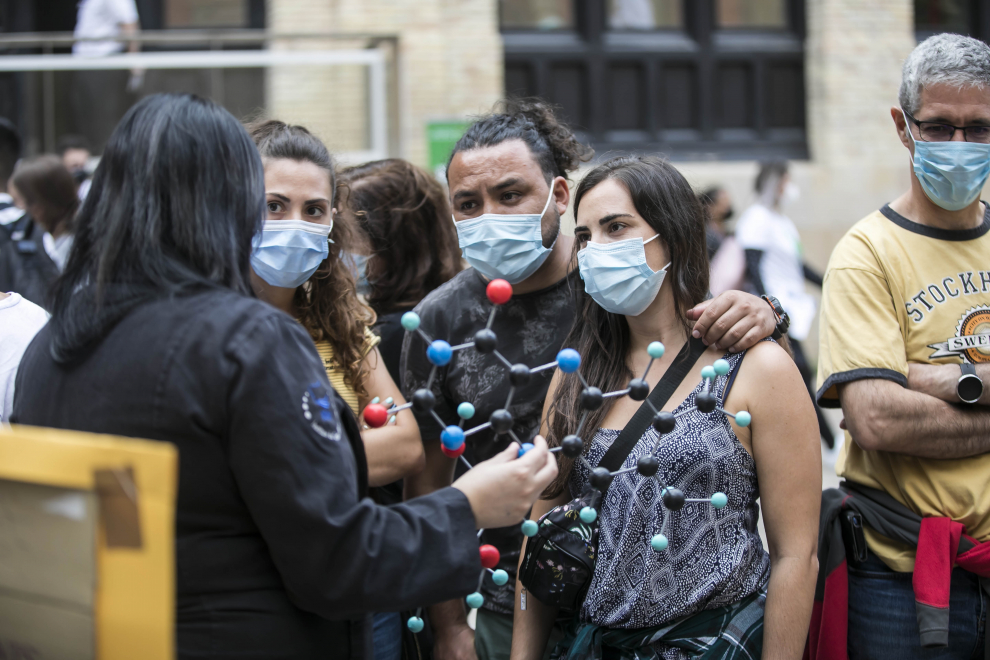 La ciencia retoma la calle zaragozana en la Noche de los investigadores