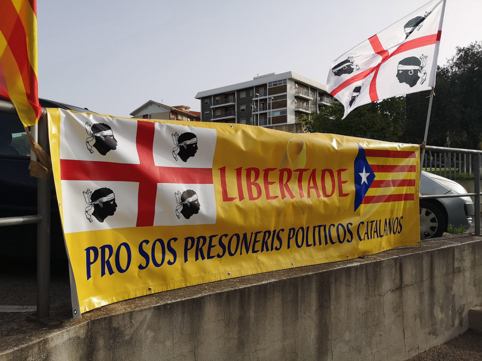 Manifestaciones en Barcelona tras la detención de Puigdemont