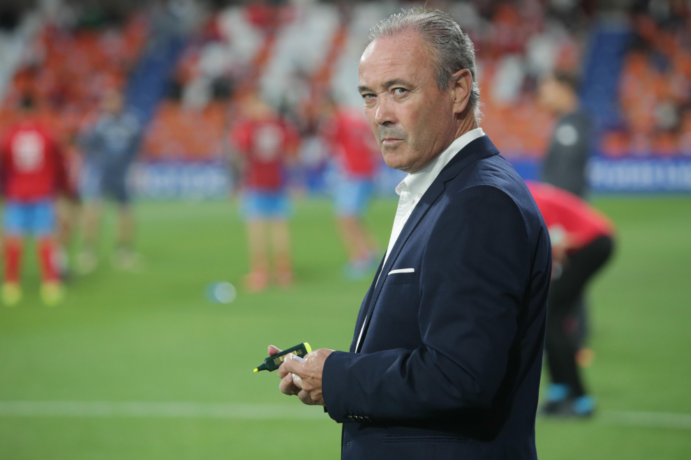 Foto del partido Lugo-Real Zaragoza, jornada 7 de Segunda División: Juan Ignacio Martínez