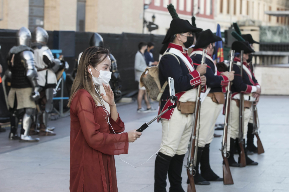 Saraqusta Film Festival inaugura su primera edición en la plaza del Pilar