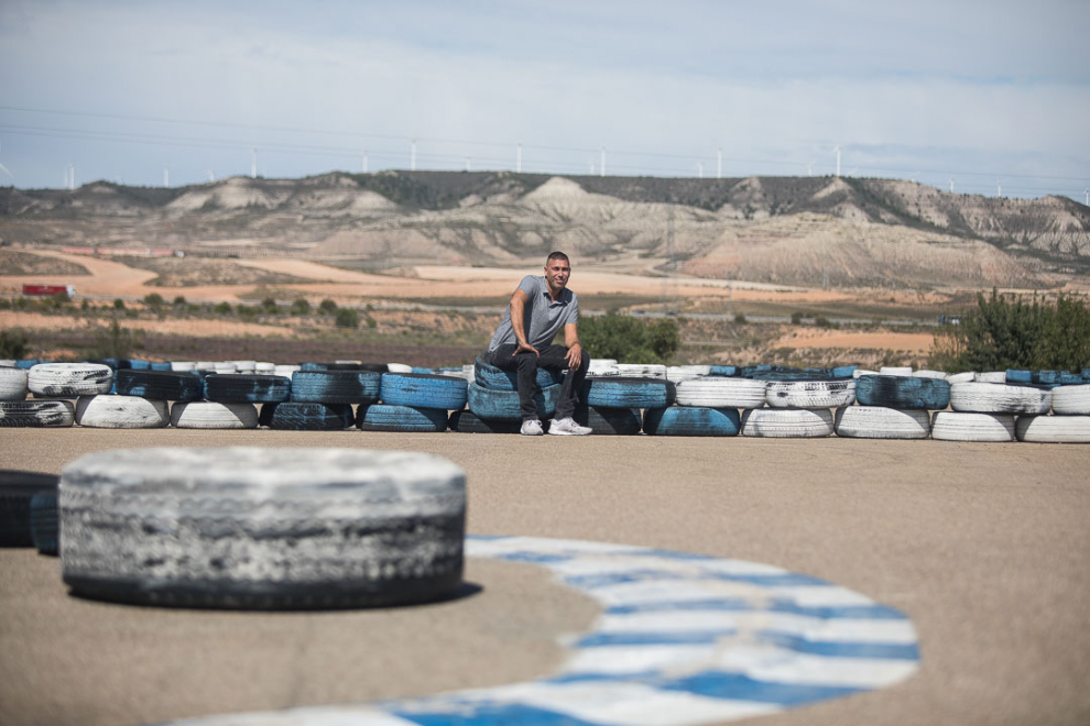 David Muniesa, fundador y propietario de Karting de Mozota