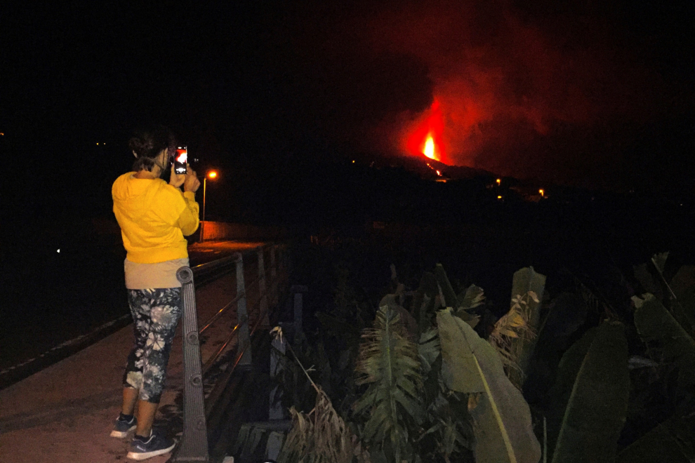 Involcán detecta disminución de la presión magmática en el volcán de La Palma