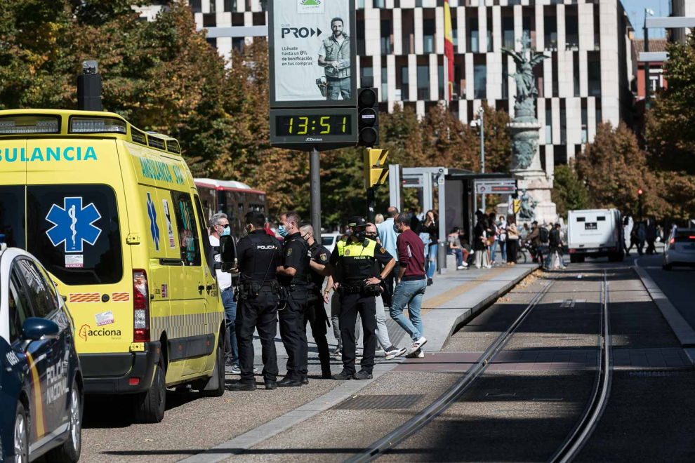 El atropello se ha producido sobre las 13.30 en el paseo de la Independencia.
