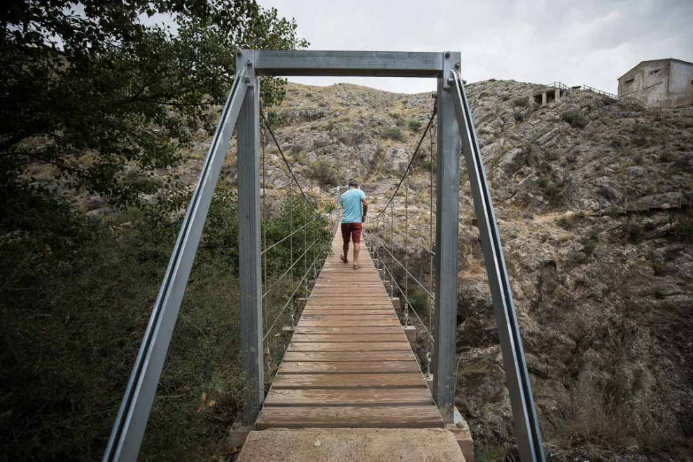 Ruta de las pasarelas de la presa romana del S.I