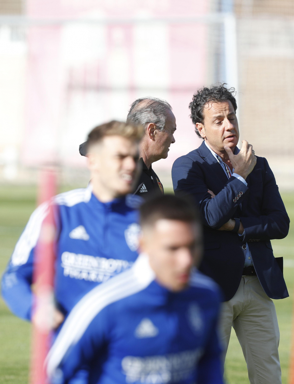 Entrenamiento del Real Zaragoza en la Ciudad Deportiva