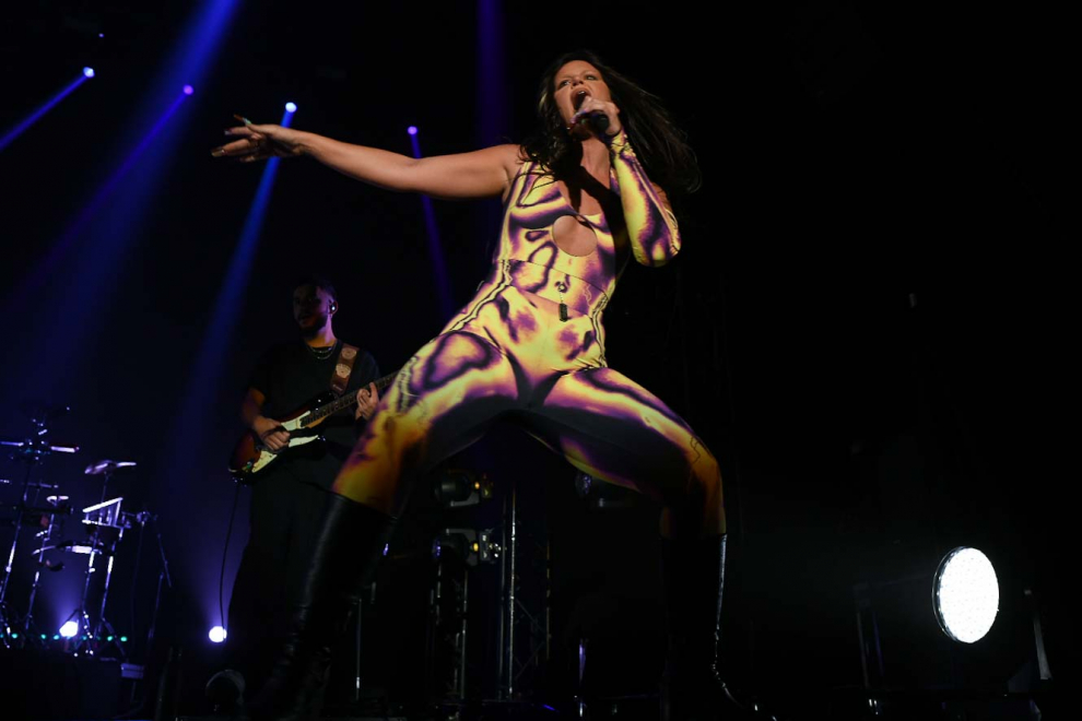 Concierto de Nathy Peluso en el Pilar 2021 en Zaragoza
