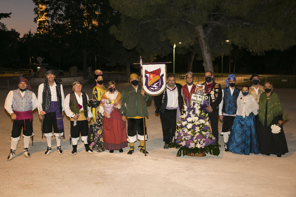 Grupos de la Ofrenda del Pilar 2021. Grupo Peña Brabán