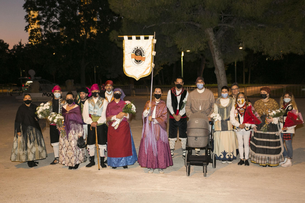 Grupos de la Ofrenda del Pilar 2021. Grupo Peña Forca