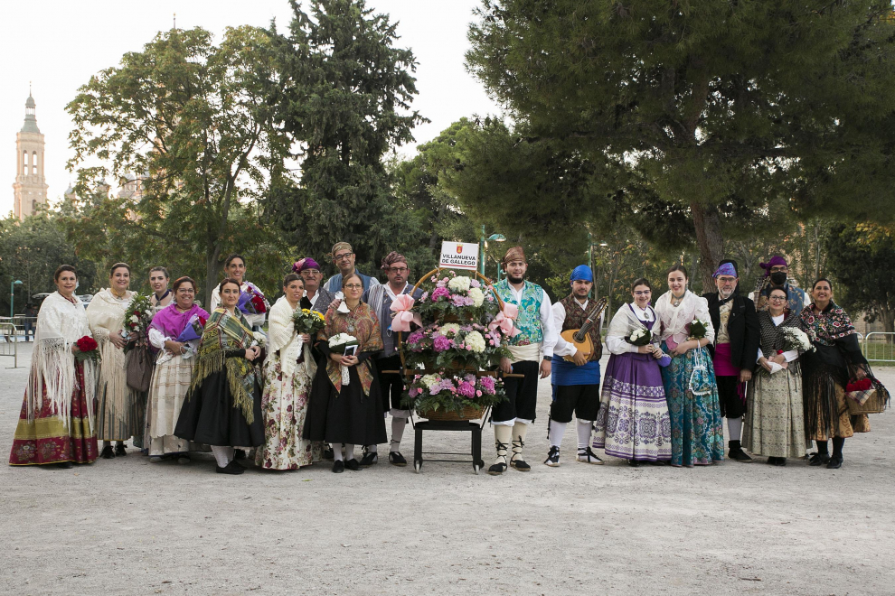 Grupos de la Ofrenda del Pilar 2021. Grupo Villanueva de Gallego
