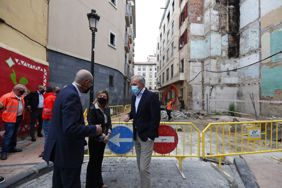 Comienza la reforma de la calle Predicadores en Zaragoza