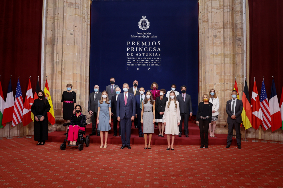 Audiencia a los Premio Princesa de Asturias 2021
