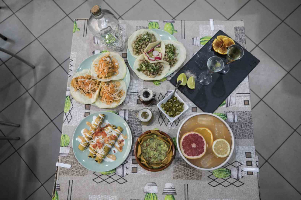 El Bravo Café en Zaragoza, especializado en comida mexicana.