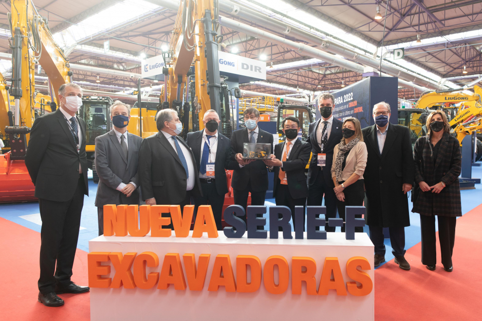 Inauguración del Salón Internacional de Maquinaria de Obras Públicas, Construcciones y Minería, Smopyc, en Feria de Zaragoza.