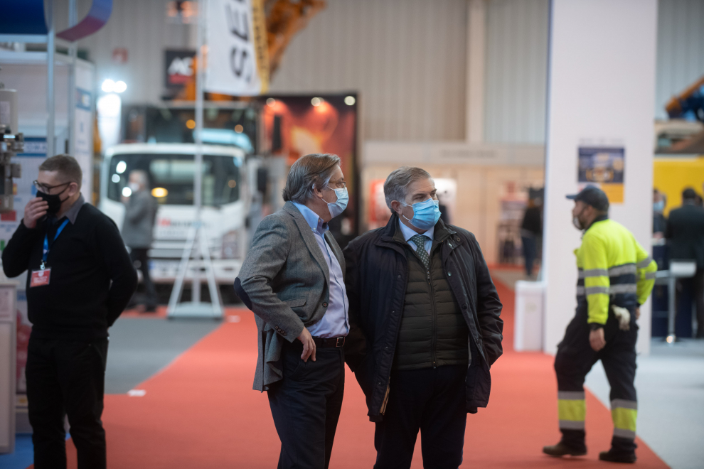 Inauguración del Salón Internacional de Maquinaria de Obras Públicas, Construcciones y Minería, Smopyc, en Feria de Zaragoza.
