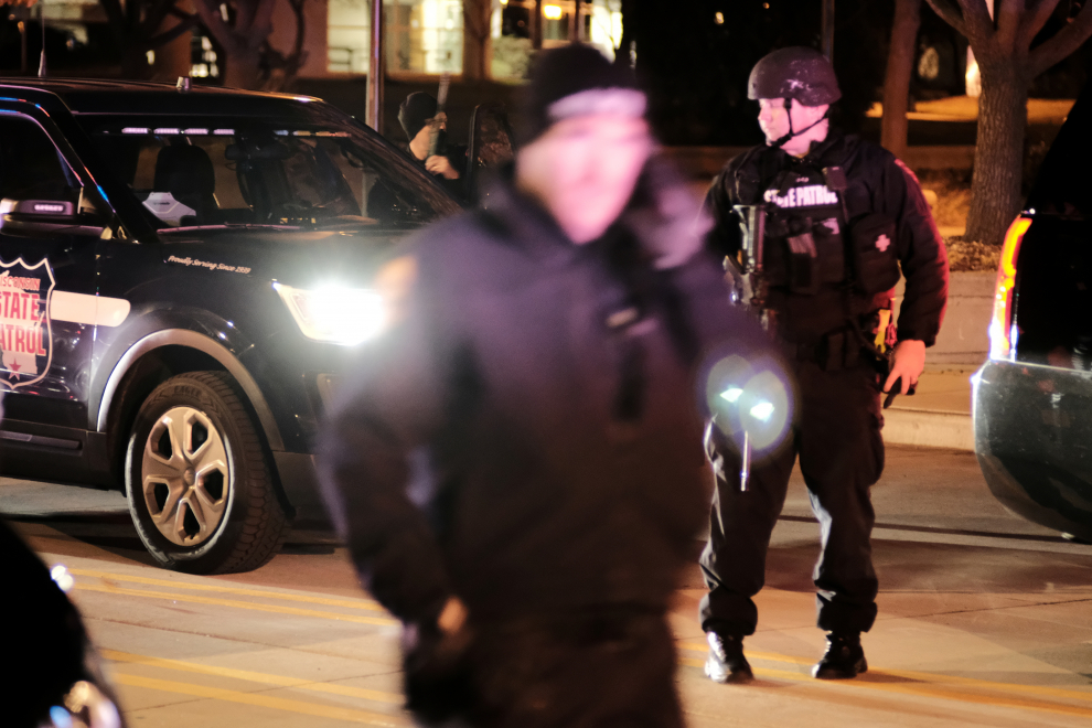 Atropello en un desfile navideño en Wisconsin Imágenes