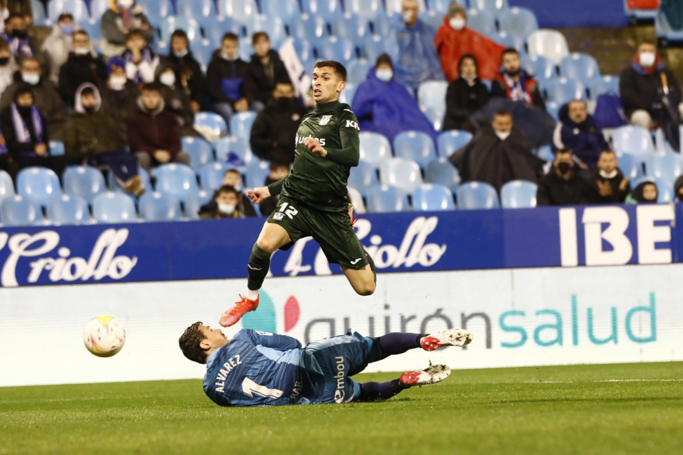 Foto del partido Real Zaragoza-Leganés, de la 17ª jornada de Segunda División, en La Romareda
