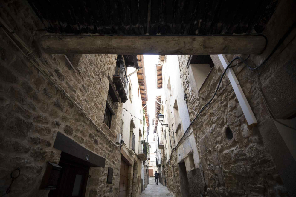 Una calle de La Fresneda (Teruel)
