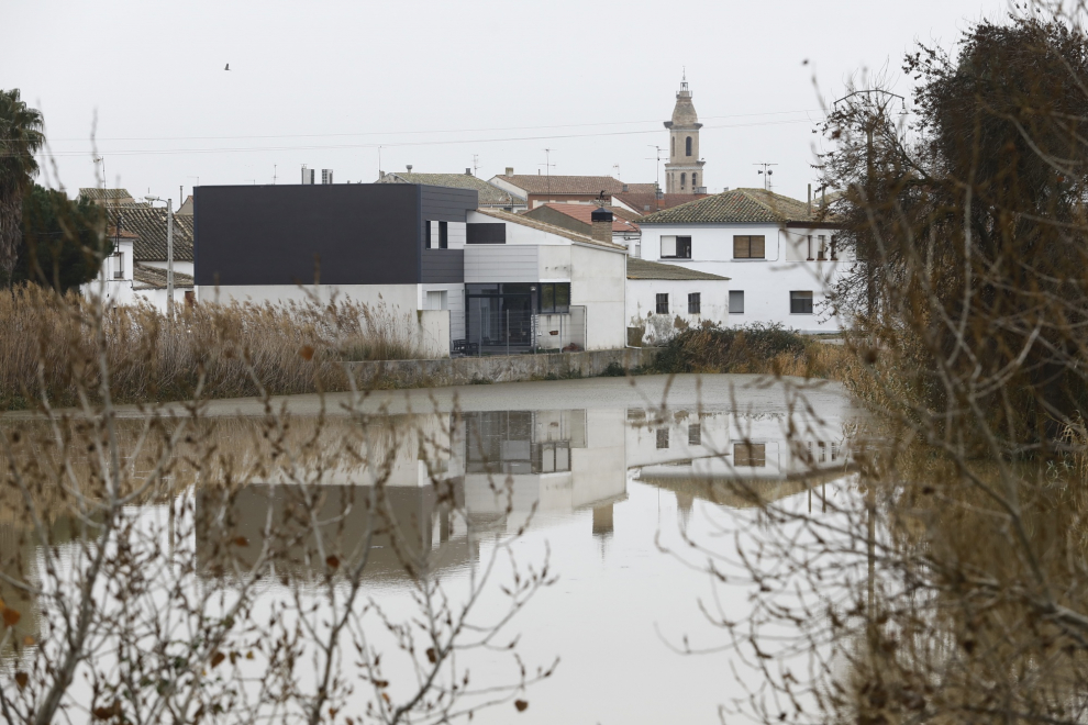 Afecciones entre Pina y Fuentes de Ebro este martes por la mañana.