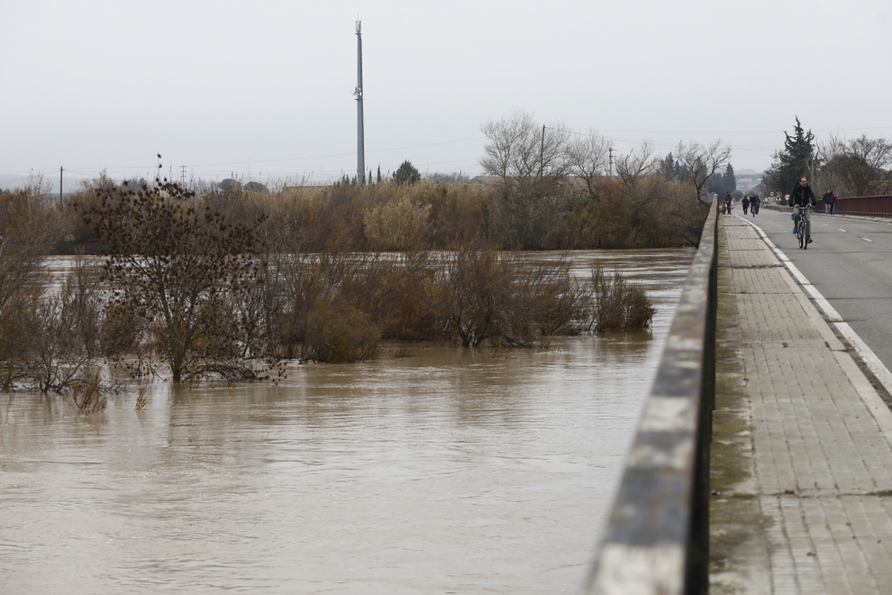 Afecciones entre Pina y Fuentes de Ebro este martes por la mañana.