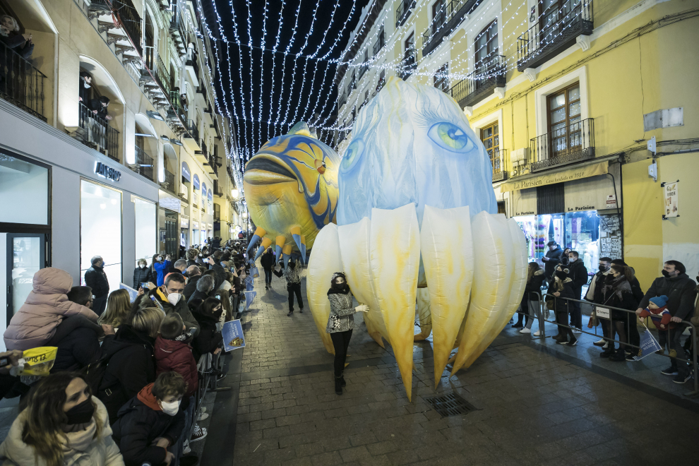 Foto de la cabalgata de los Reyes Magos de Zaragoza