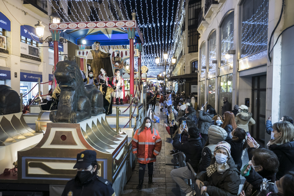 Foto de la cabalgata de los Reyes Magos de Zaragoza