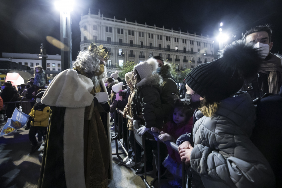 Foto de la cabalgata de los Reyes Magos de Zaragoza