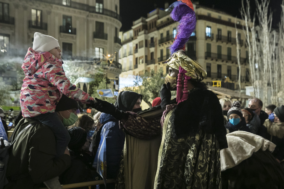 Foto de la cabalgata de los Reyes Magos de Zaragoza