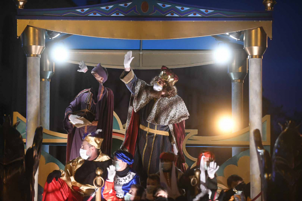 Foto de la cabalgata de los Reyes Magos de Zaragoza