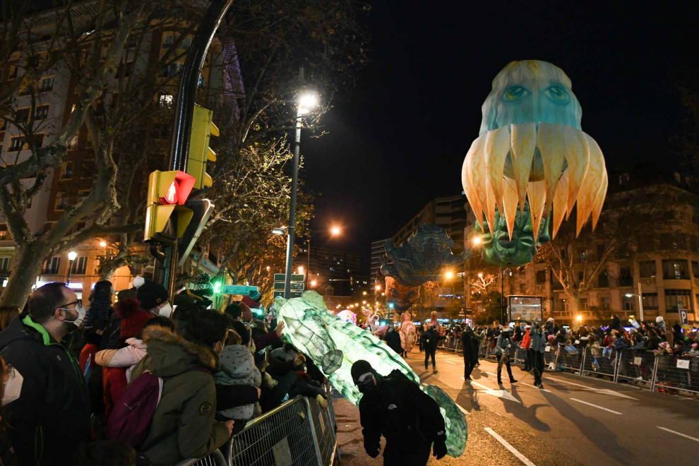 Foto de la cabalgata de los Reyes Magos de Zaragoza